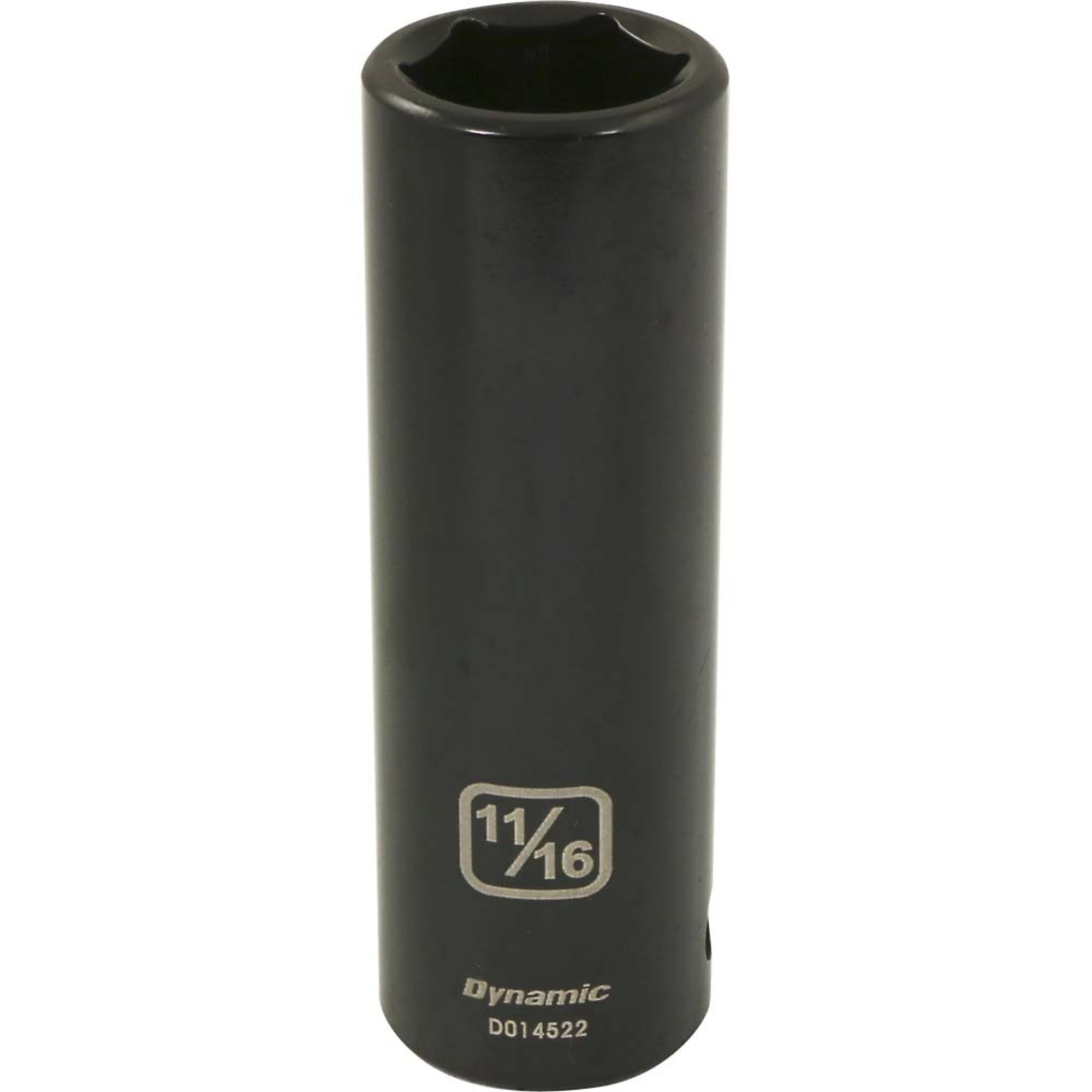 Dynamic Tools 1/2" Drive 6 Point SAE, 11/16" Deep Length, Impact Socket